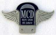badge Morgan :MCD 40jahre